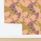 Peach Birds Purple Olive Green Aurora Coastal Tropicala Custom Removable Wallpaper by Spoonflower Peel & Stick Wallpaper 2FT Wide